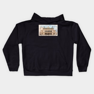 The State Opera in Vienna, Austria Kids Hoodie